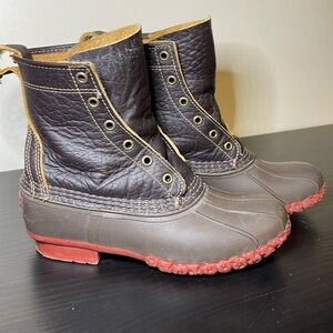 Women's L.L.Bean Boots, 8" Bison size 7